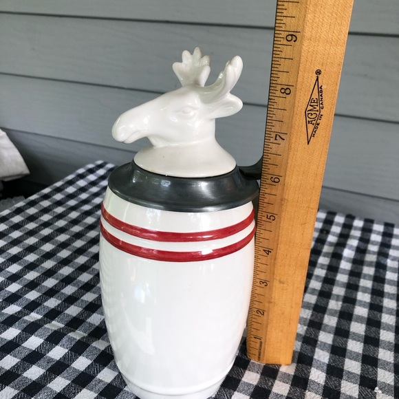 Unique Canadian Moose Beer Stein - Picture 2 of 5